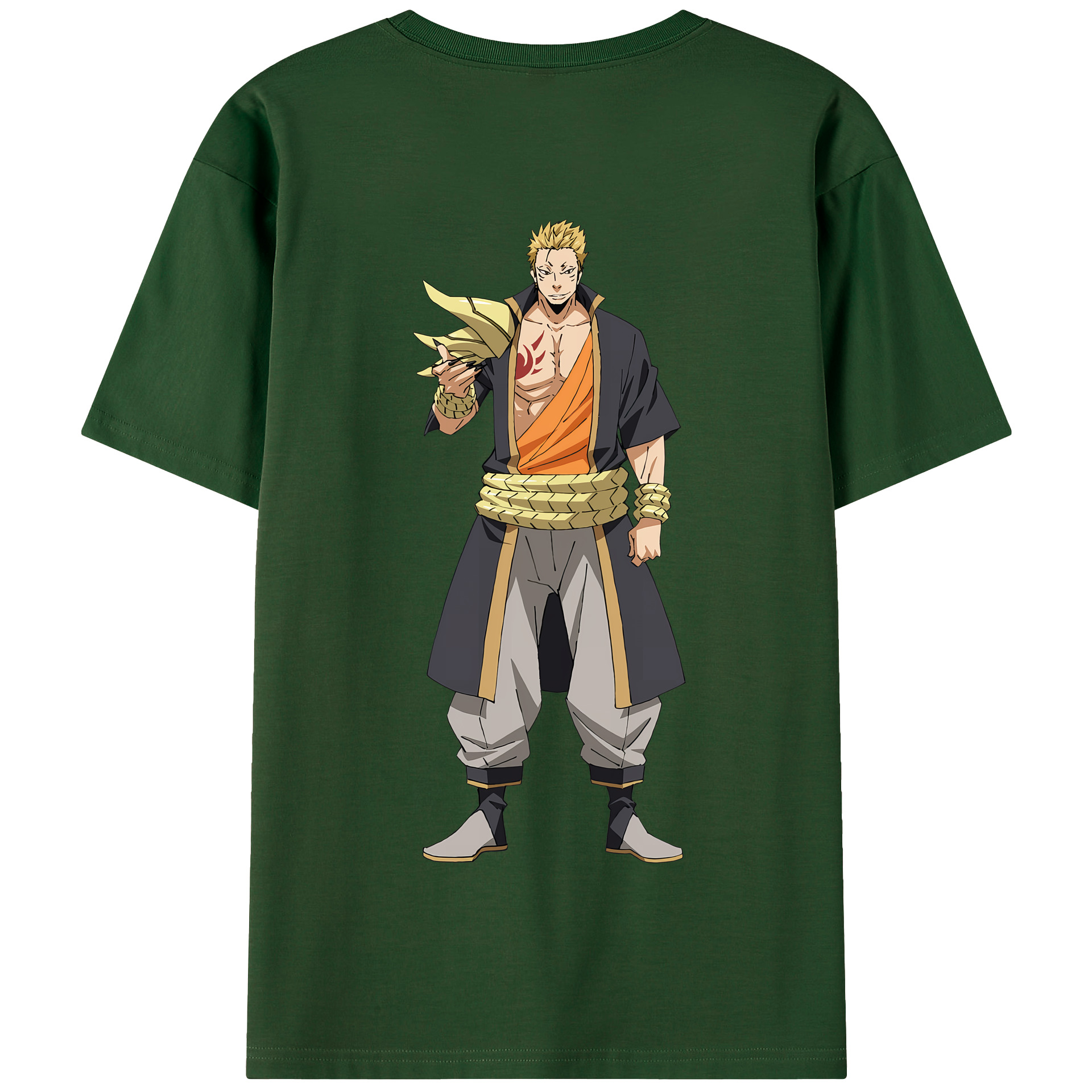 （画像用） 転スラ Regarding Reincarnated to Slime 綿100％半袖Tシャツ（背面プリント）